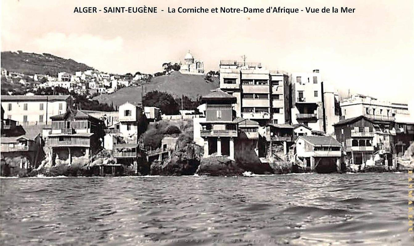 Alger - Saint-Eugene - Corniche vue de la mer.jpg